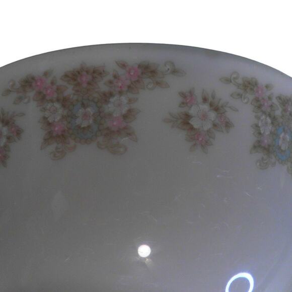 Happy Home (Made in Japan 1980-90's) Fine China Sugar Bowl w/ Lid, Simplicity - Picture 7 of 8